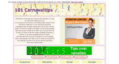 Desktop Screenshot of carnaval.101tips.nl