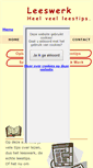 Mobile Screenshot of leeswerk.101tips.nl